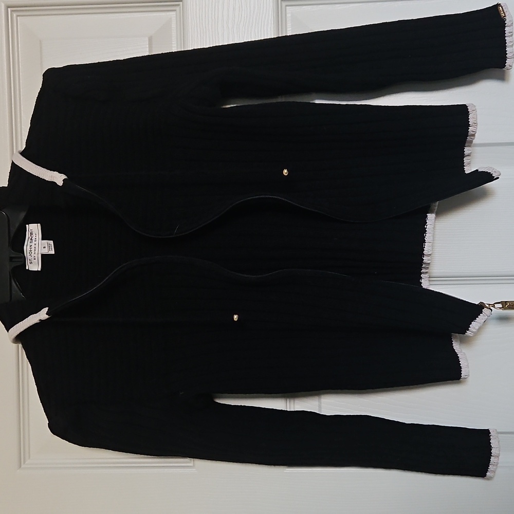 Woold Blend Zip Up Hooded Sweater - Picture 3 of 8